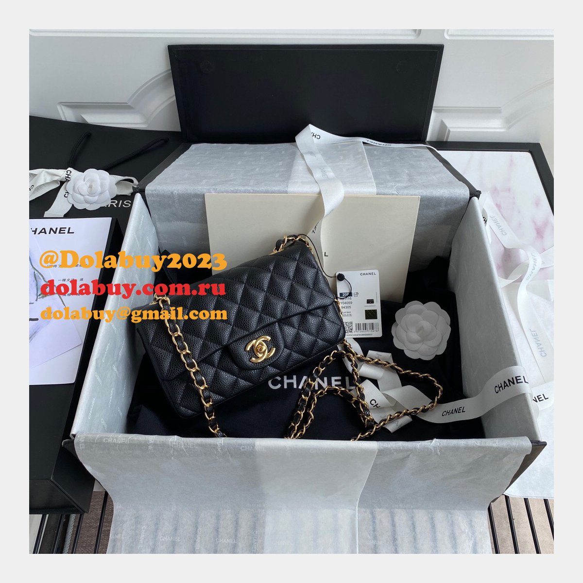 High Quality CC CF 20CM Flap classic flap Black bag