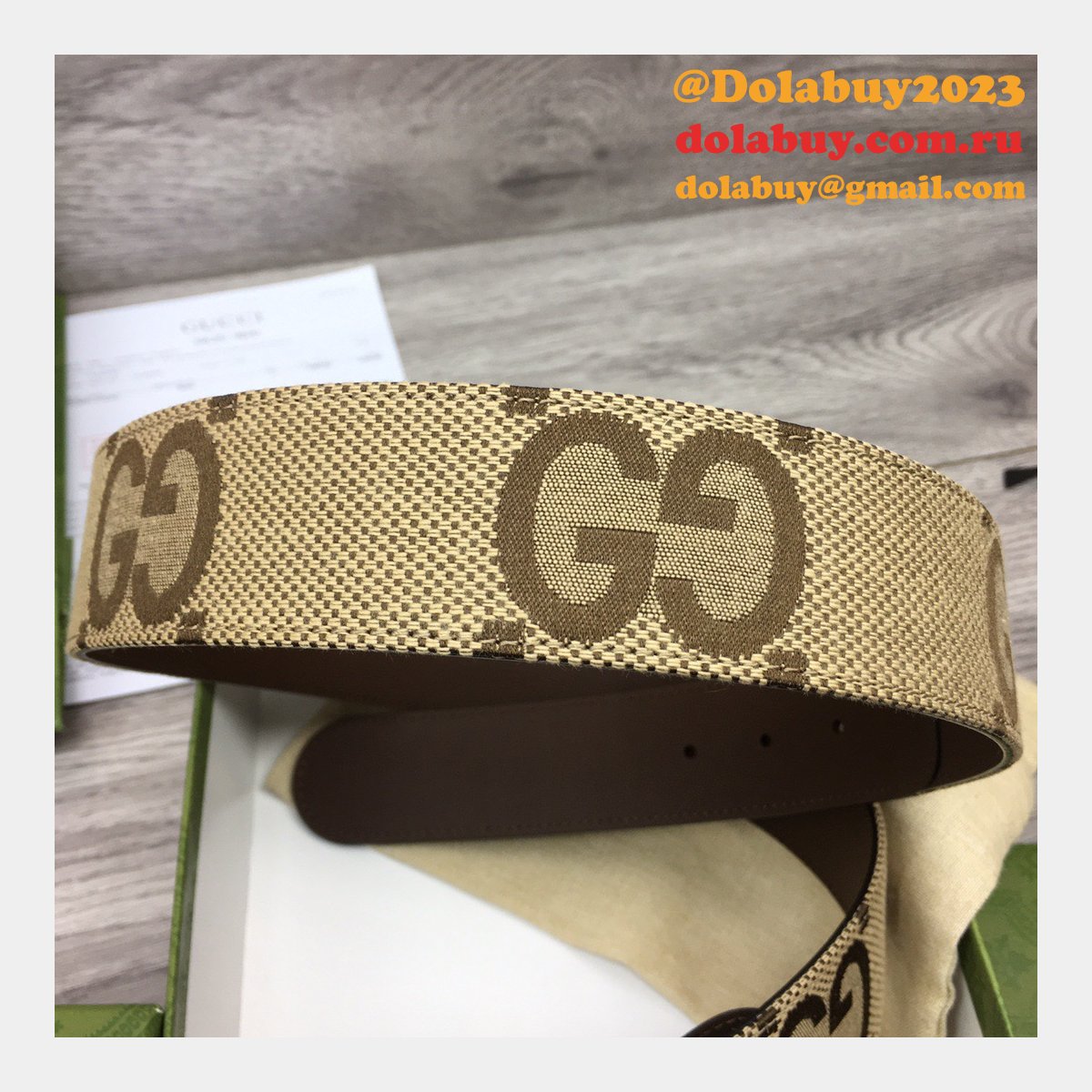 shop 1:1 image mirror G*u*i 3.8cm belts replica bags