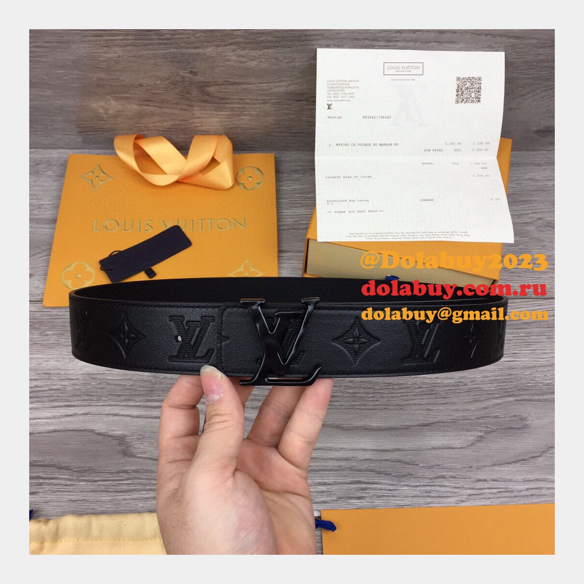 Top Quality LV Belt 30