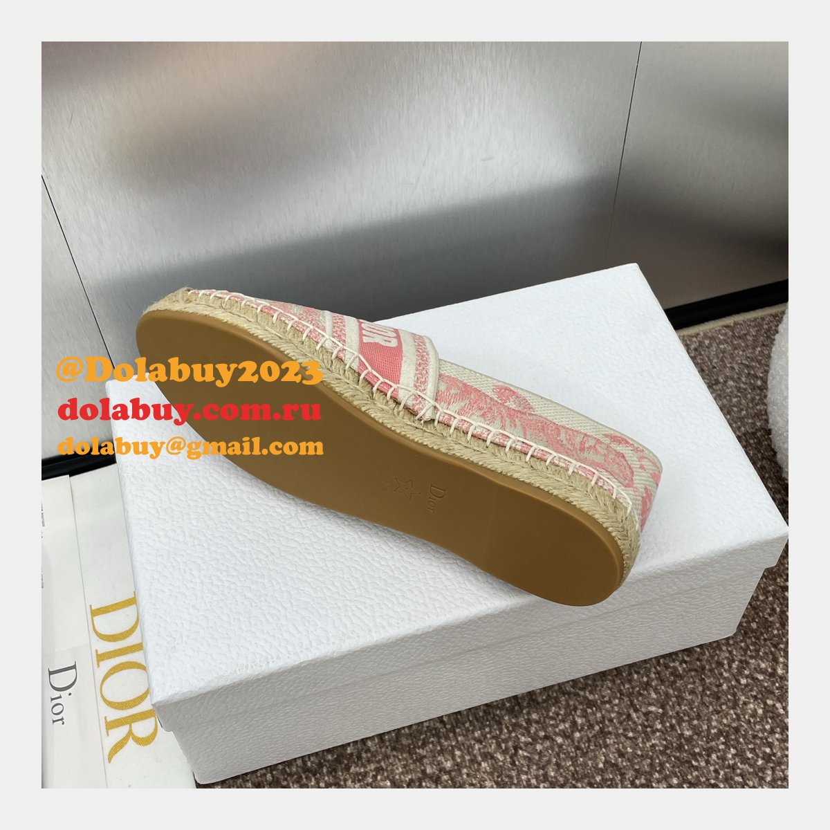 Wholesale Fashion Dior Granville Espadrille