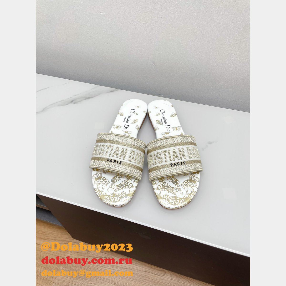Knockoff 1:1 Mirror DIOR Dway Slide
