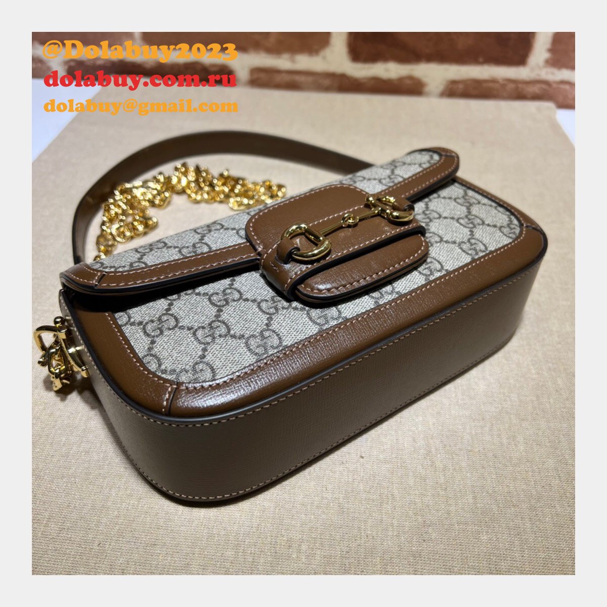 G*u*i designer horsebit 1955 shoulder chain 735178 7 star bag