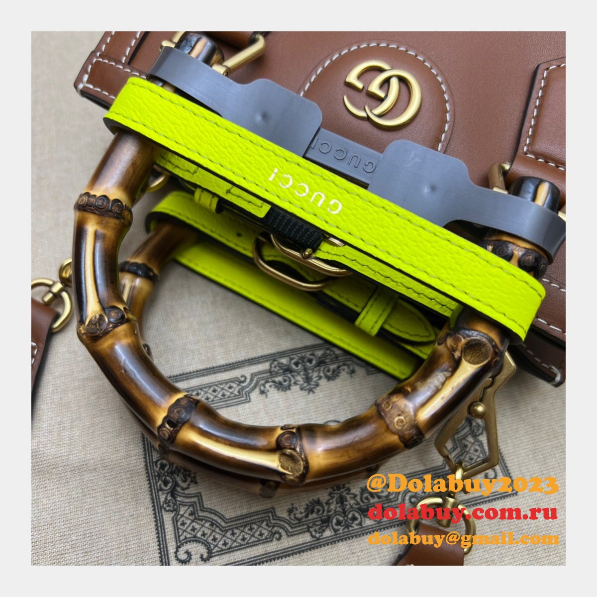 luxury cheap replica G*u*i diana 702732 tote bag