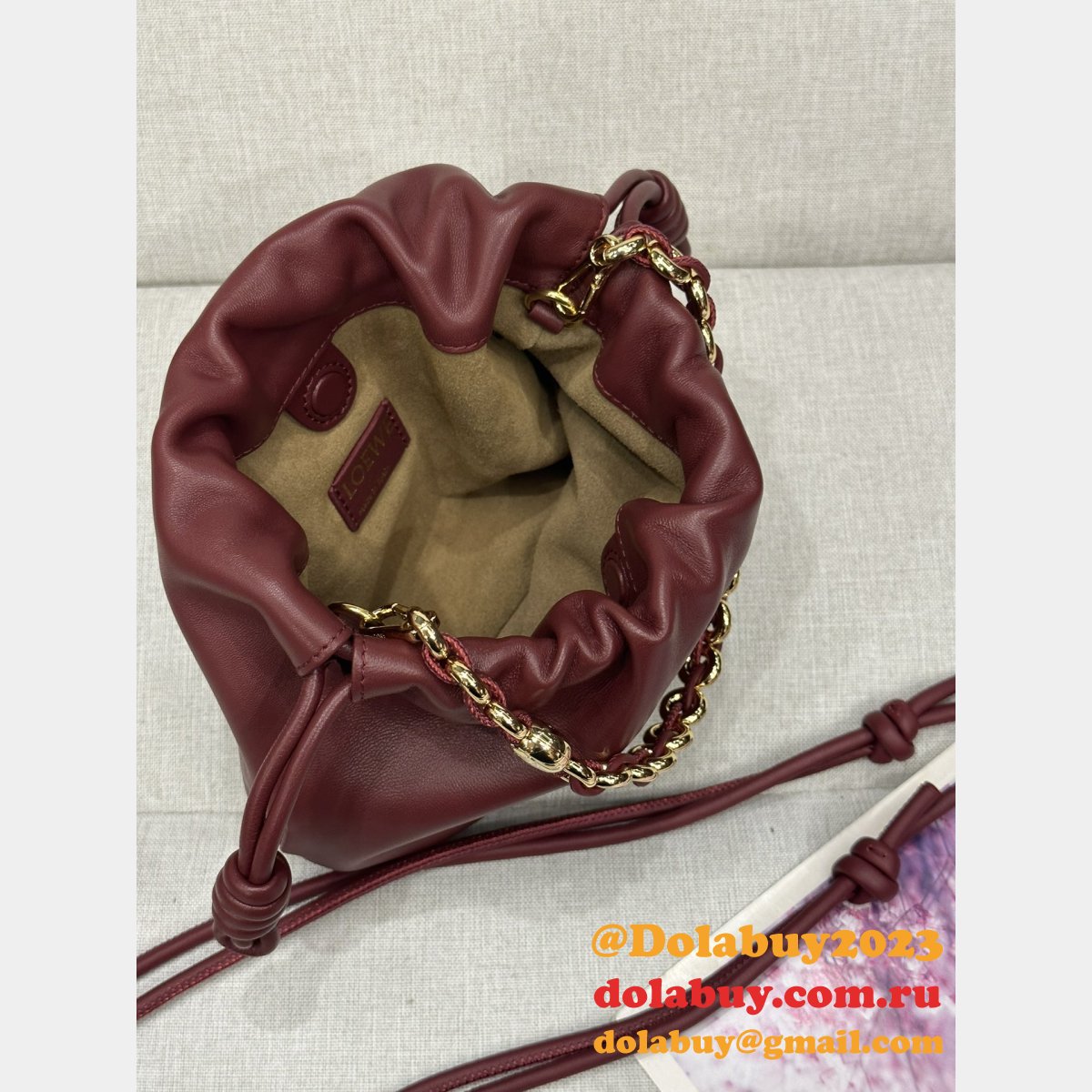 Designer loewe Flamenco Purse bag nappa lambskin