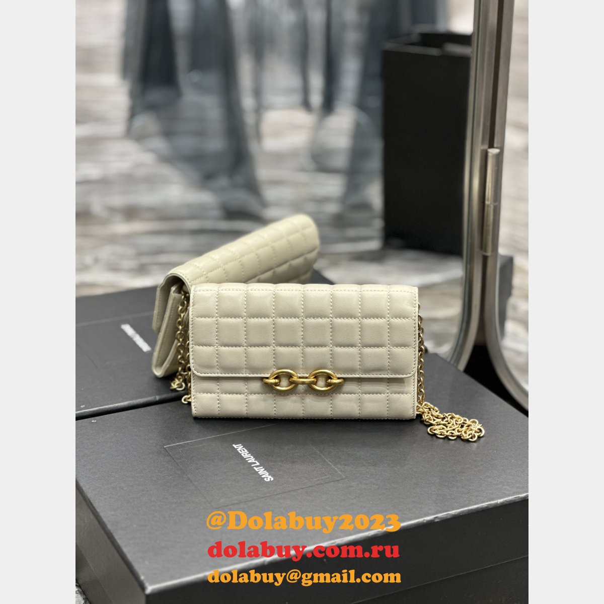 Le Maillon Chain YSL Wholesale Replica 738109 7 Star Shoulder Bag