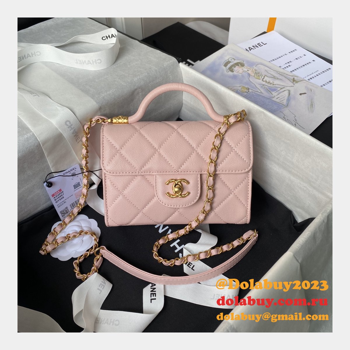 Luxury Replica Best Flap Top Handle AS4956 Copy Designer Bag