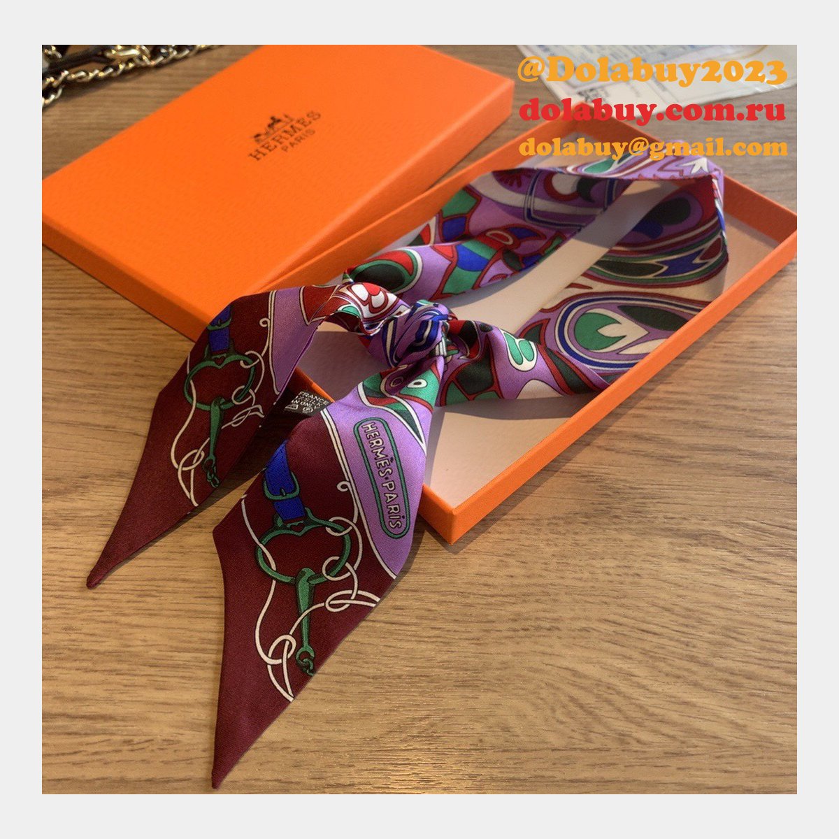 Hermes Top Quality H Twill silk scarf