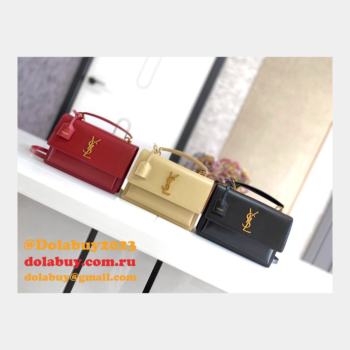 Buy Replica Saint Laurent YSL Sunset Shoulder 25cm Bag