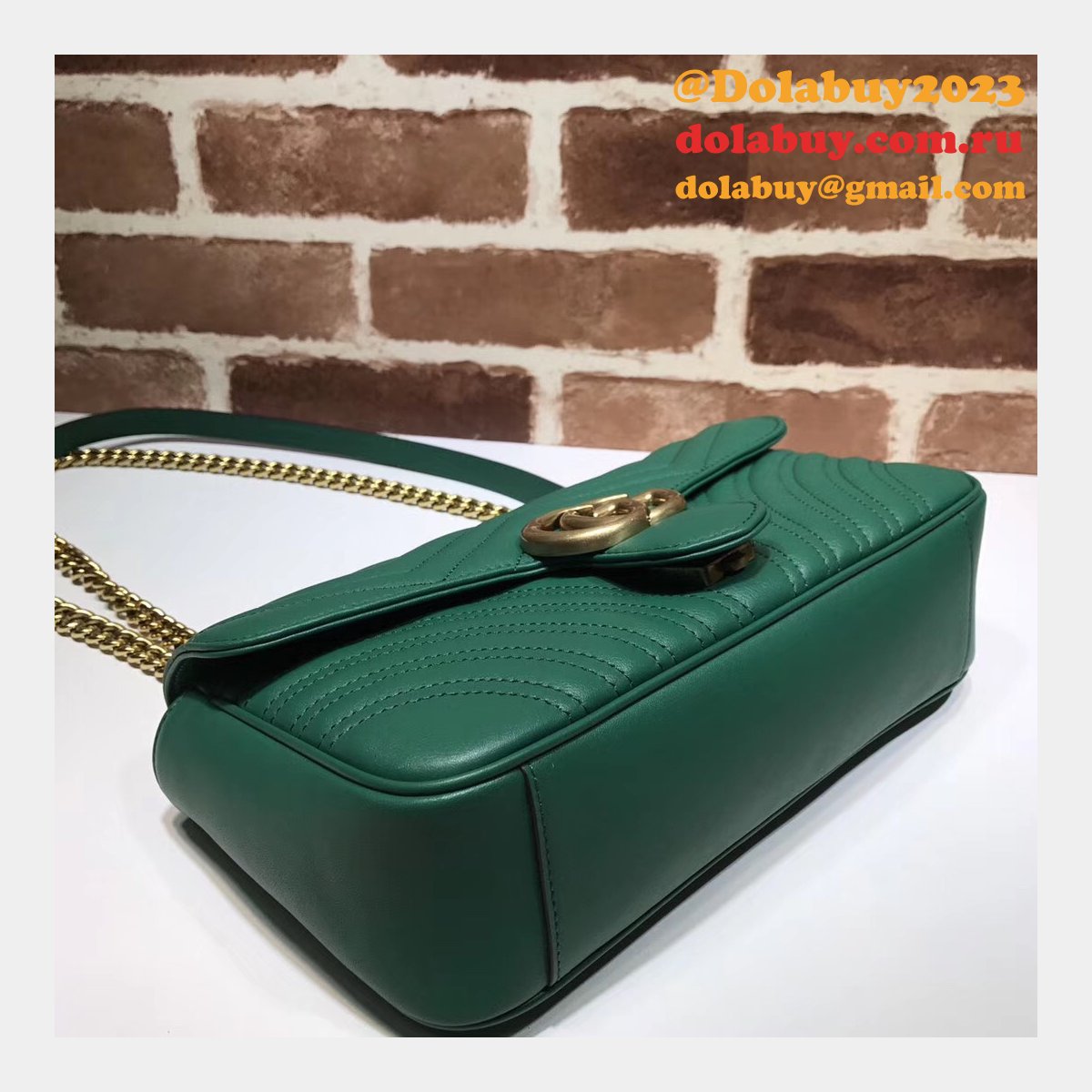 G*u*i gg marmont replica 443497 ladies shoulder bag