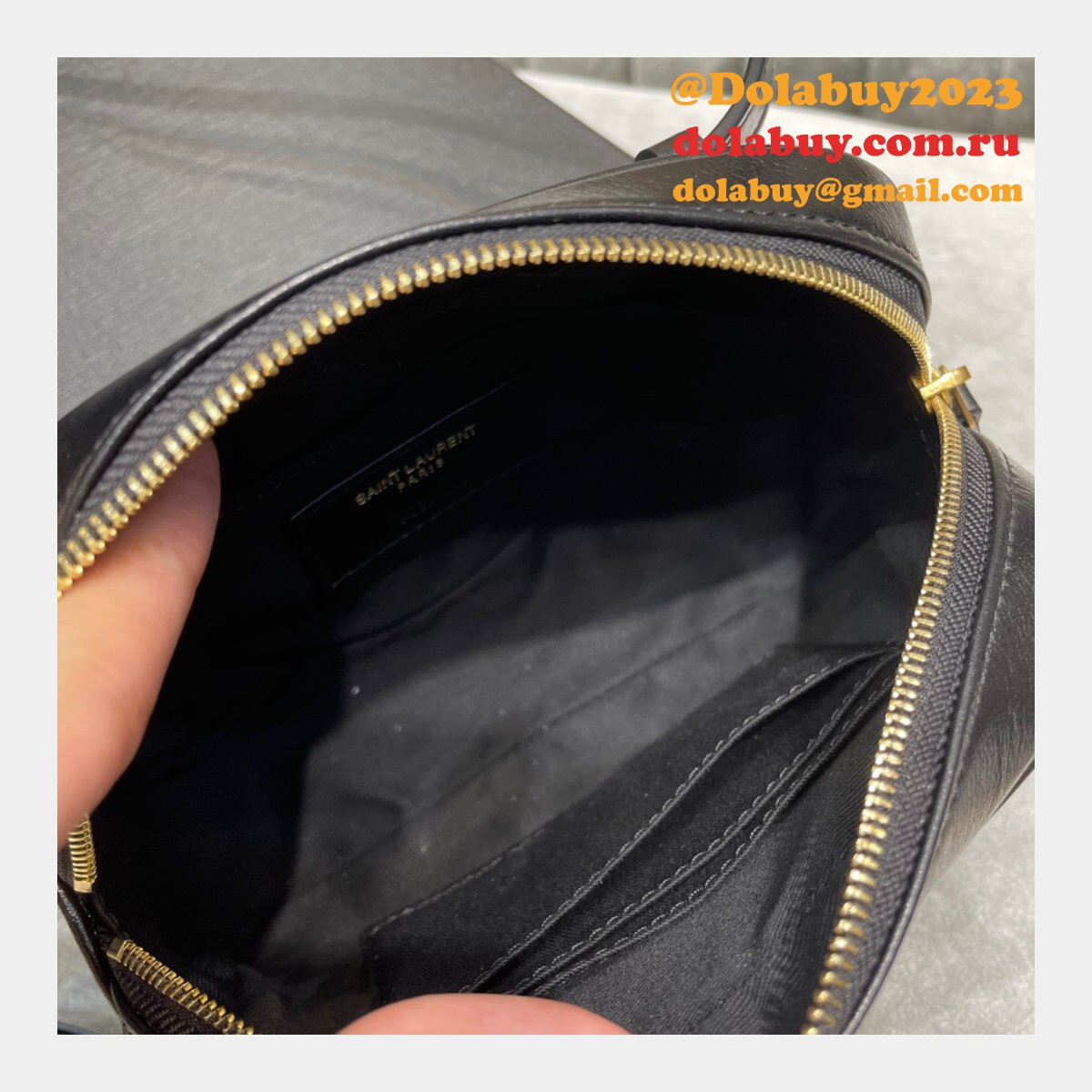Replica Saint Laurent Lou Matelassé Leather Belt Bag