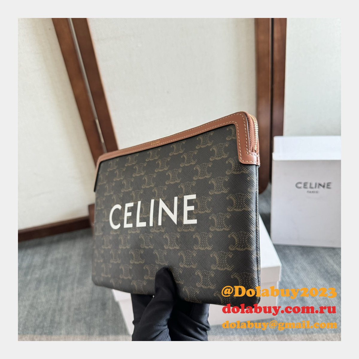 Top Quality Celine Fashion Designer 107502 Clutch