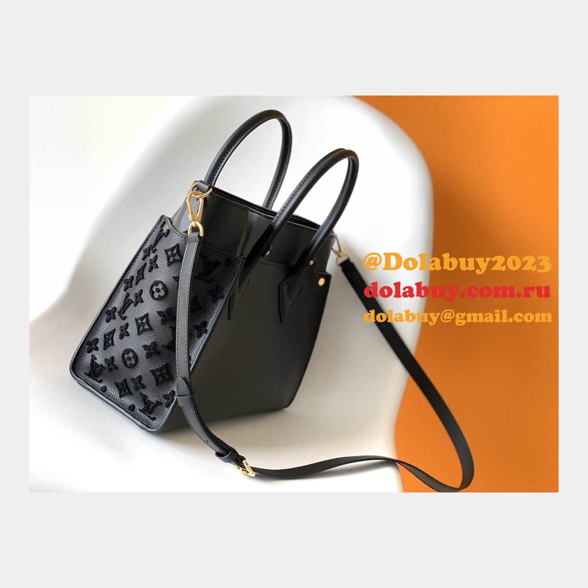 Designer LOUIS VUITTON On My Side MM M53825 HANDBAG