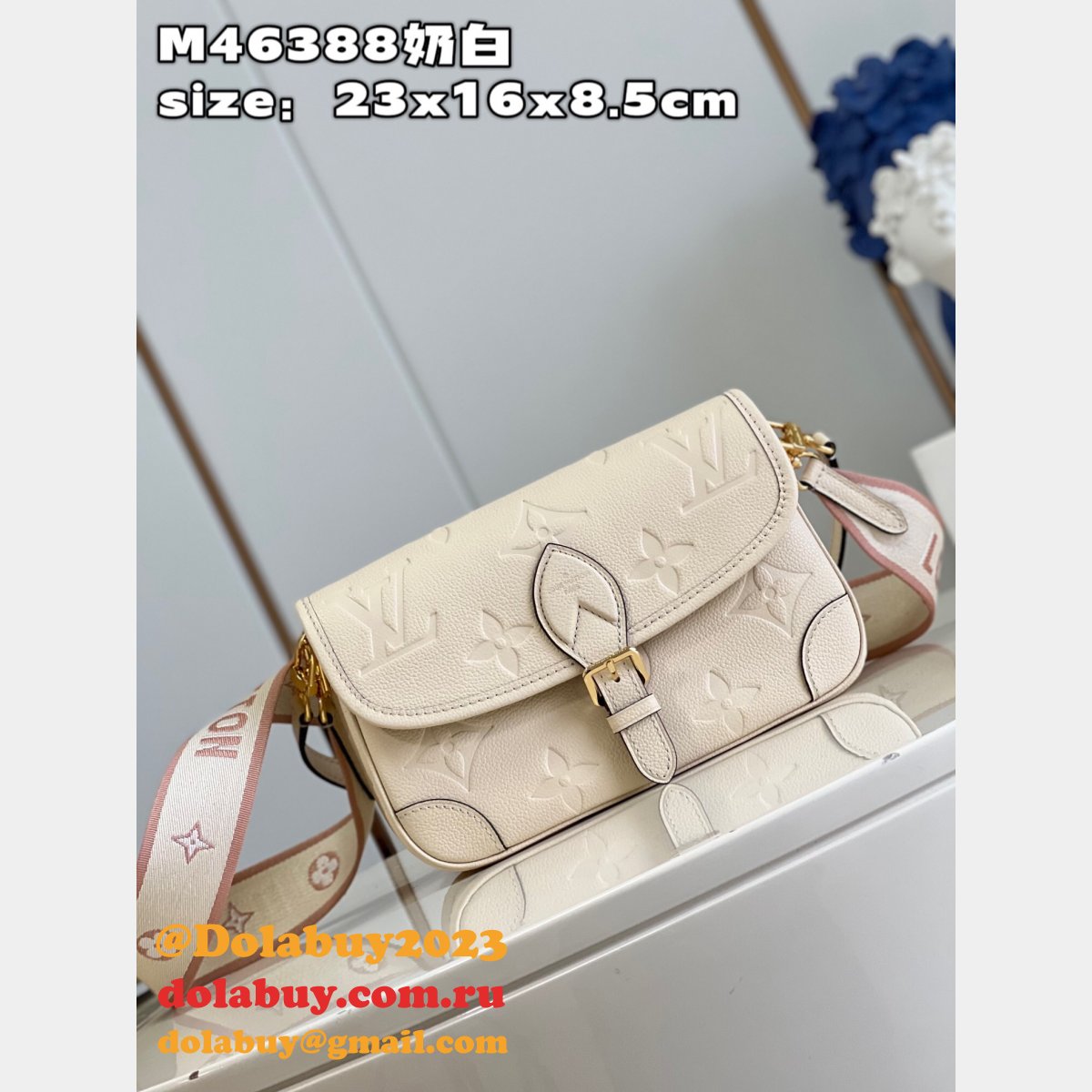 Diane Louis Vuitton M46388/M46386 Monogram Empreinte Replica Bags