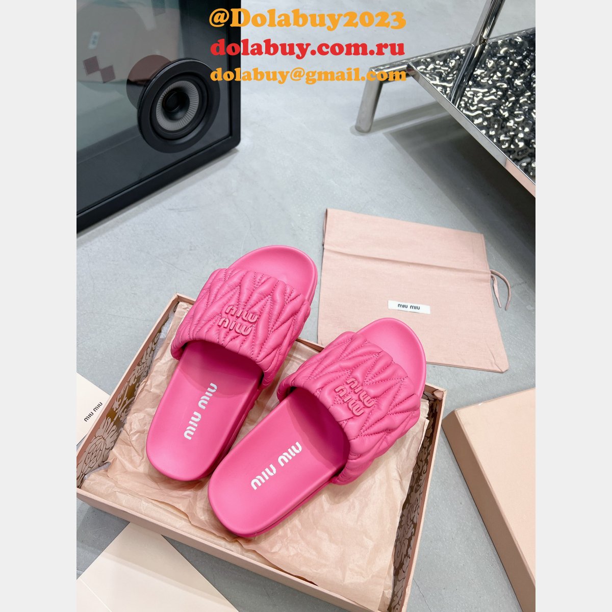 Inspired Luxury Miu Miu Replica Sandals Shoes