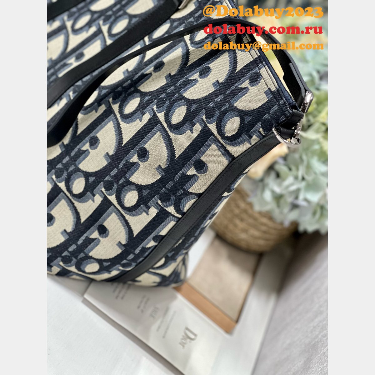 7 Star Dior Oblique Weekender 40 handbag