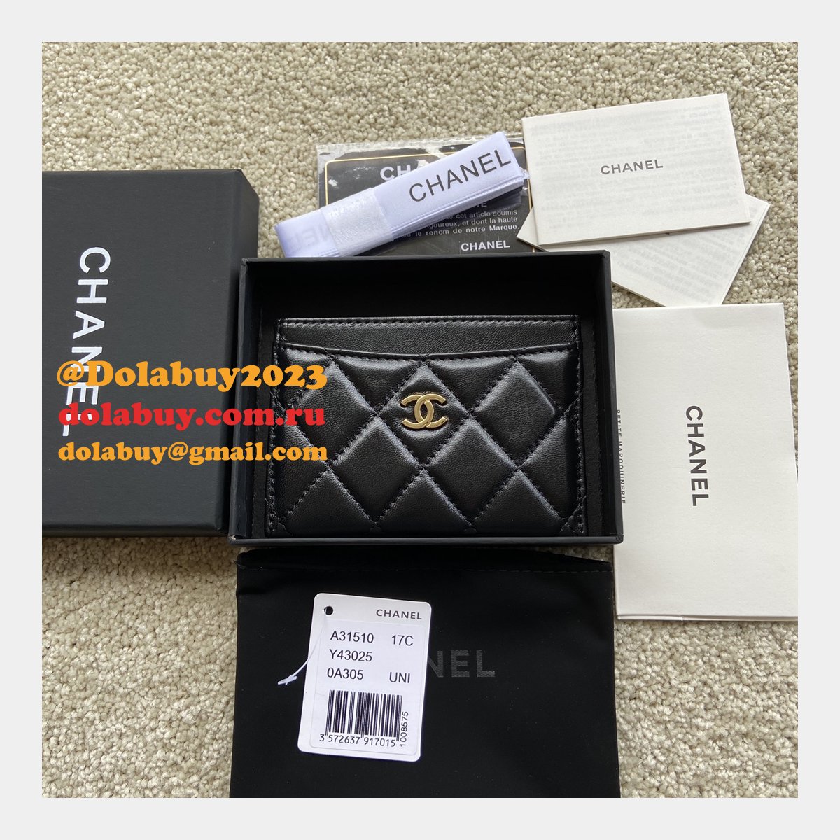 CC Replica Matelasse A31510 Card Wallet