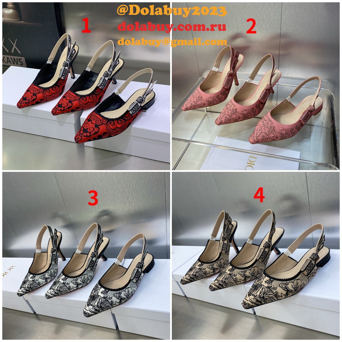 Replica Christian Dior J''ADIOR 2023 Macrame Shoes