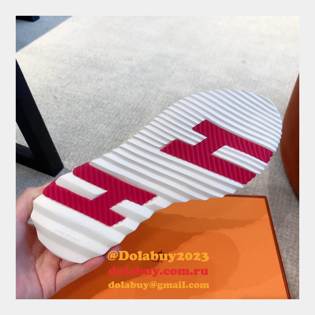 Fashion Designer Hermes WOMEN/MEN BOUNCING SNEAKER