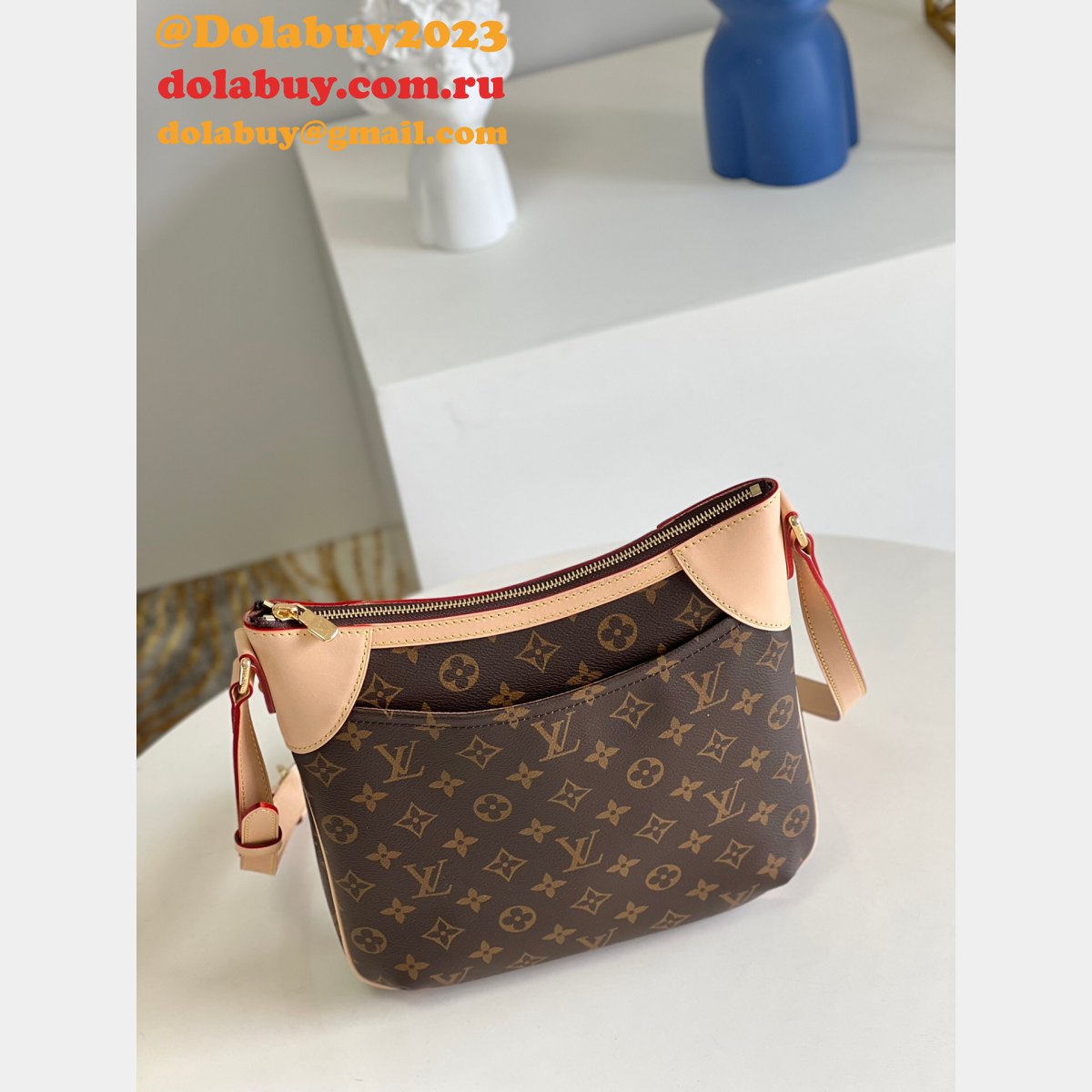 Louis Vuitton Replica Odeon Hobo Shoulder Monogram Canvas m46389/M56390 Handbag