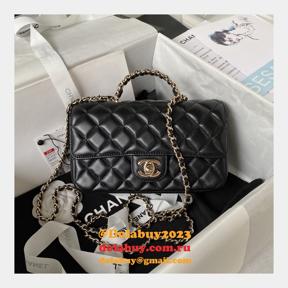 Designer New Replica AS4141 Beloved Flap Shoulder Bag