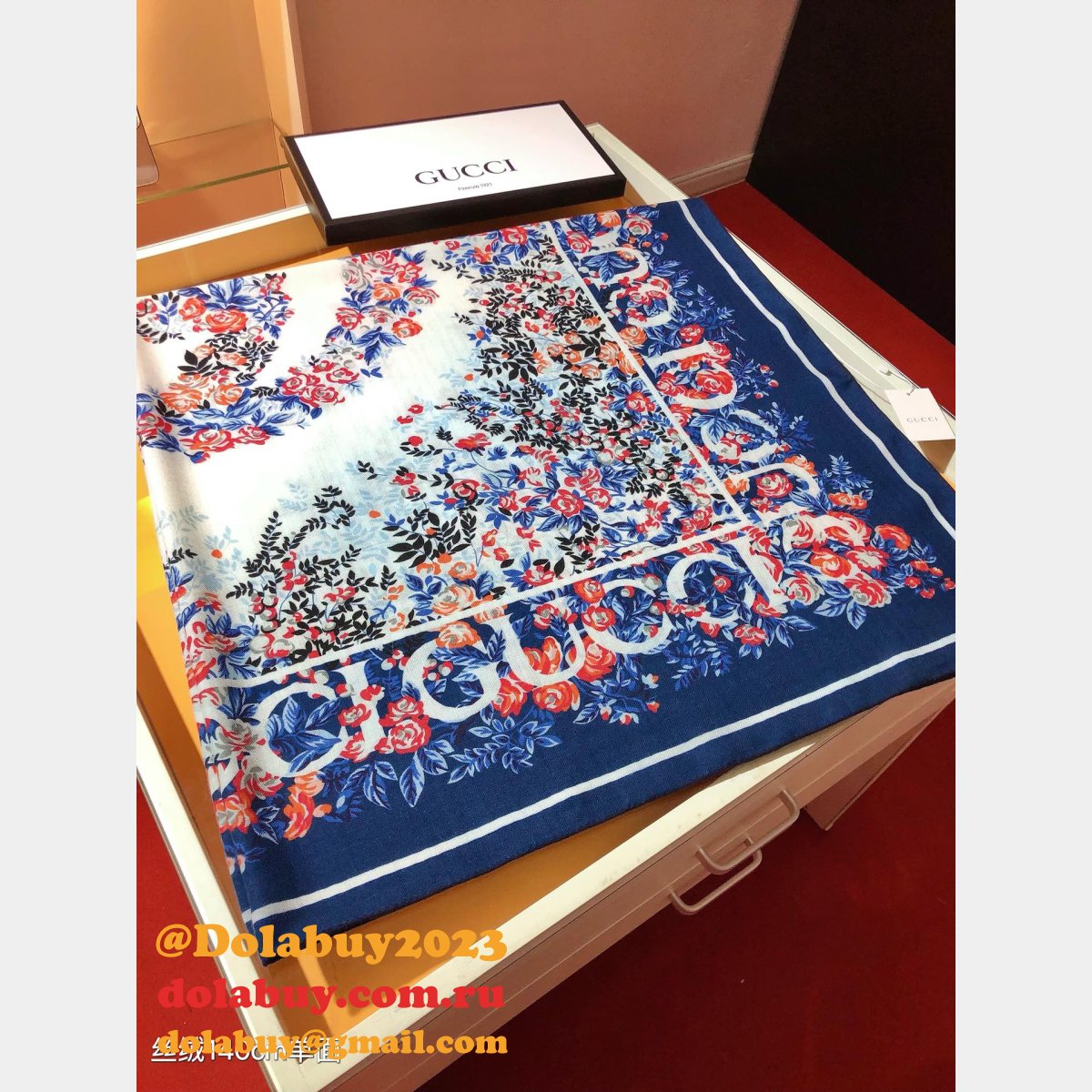 knockoff fashion G*u*i cashmere scarf