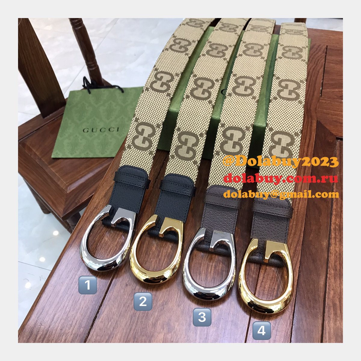 Top Quality Cheap GG 38mm Belt for sell