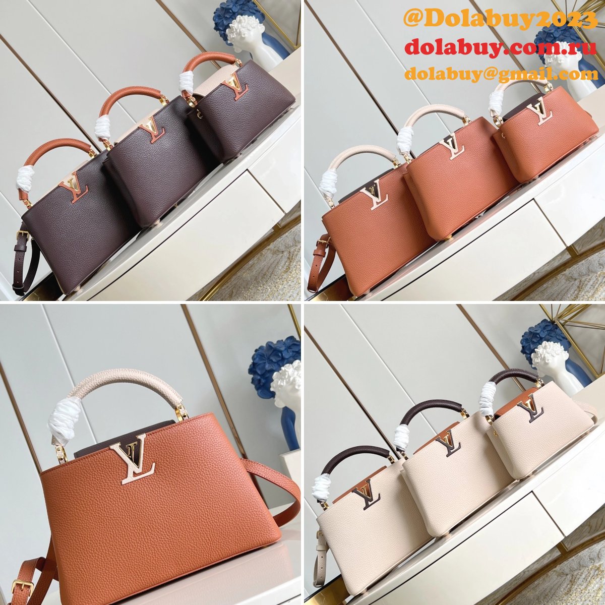 Louis Vuitton M12956/M12952 Capucines Replica Bag