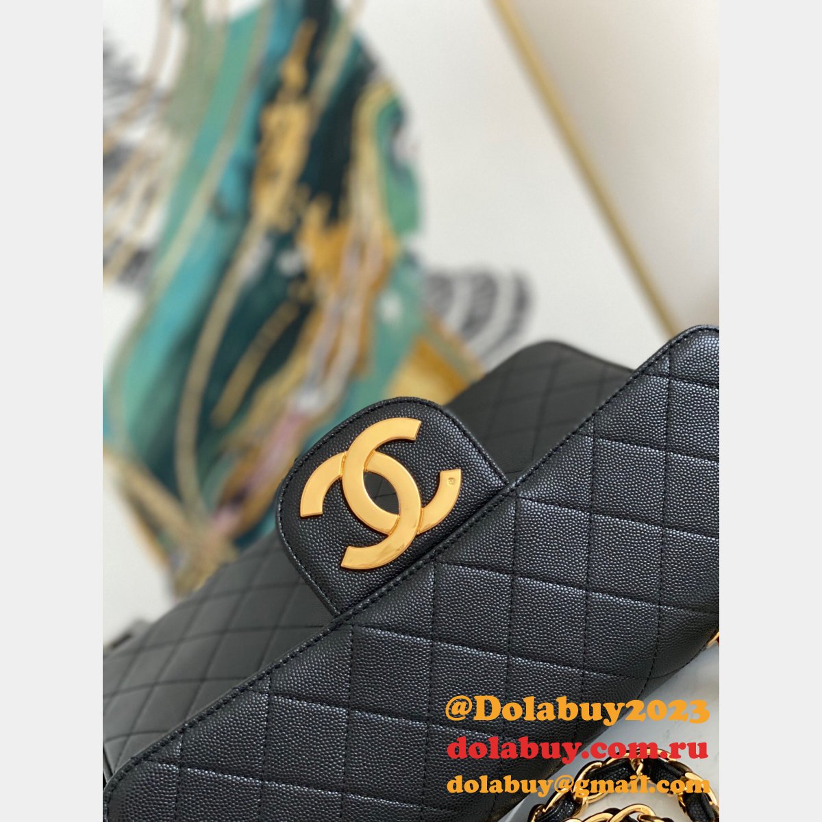 7 Star Site For Replica CC CF Black Bags Sale China