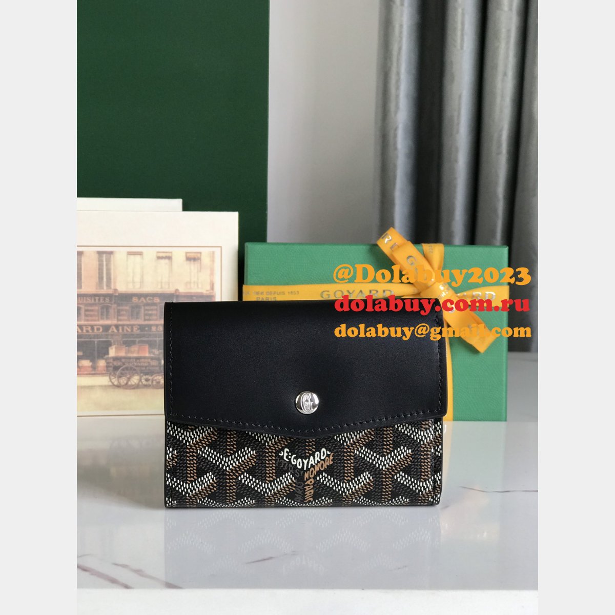 Top Quality Goyardine  Saint-Gabriel wallet