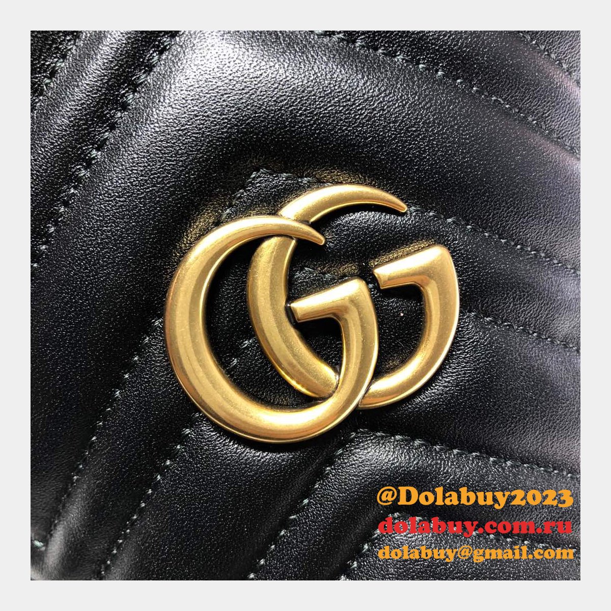 G*u*i replica 7 star gg marmont mini bucket 575163 bag