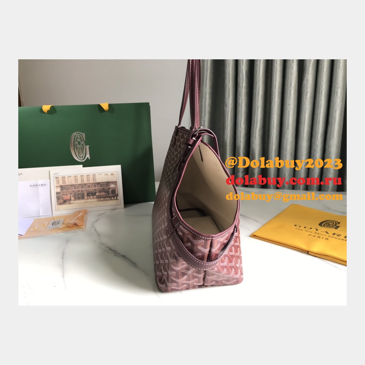 Top Quality Goyard Chien Gris & Pocket Pet bag