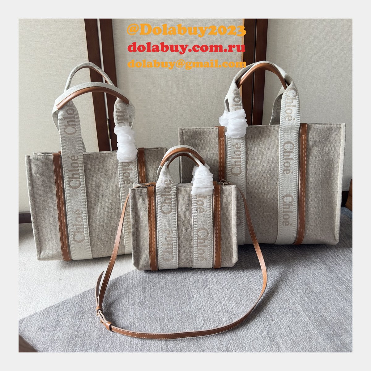 Perfect Knockoff CHLOE WOODY HANDBAG Designer