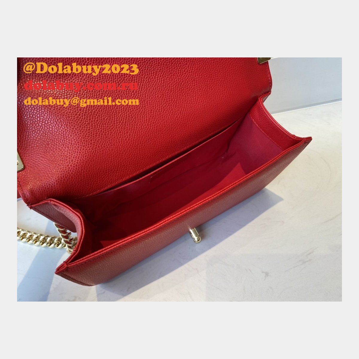 CC Replicas Calfskin & Ruthenium-Finish Metal Boy Many Colours