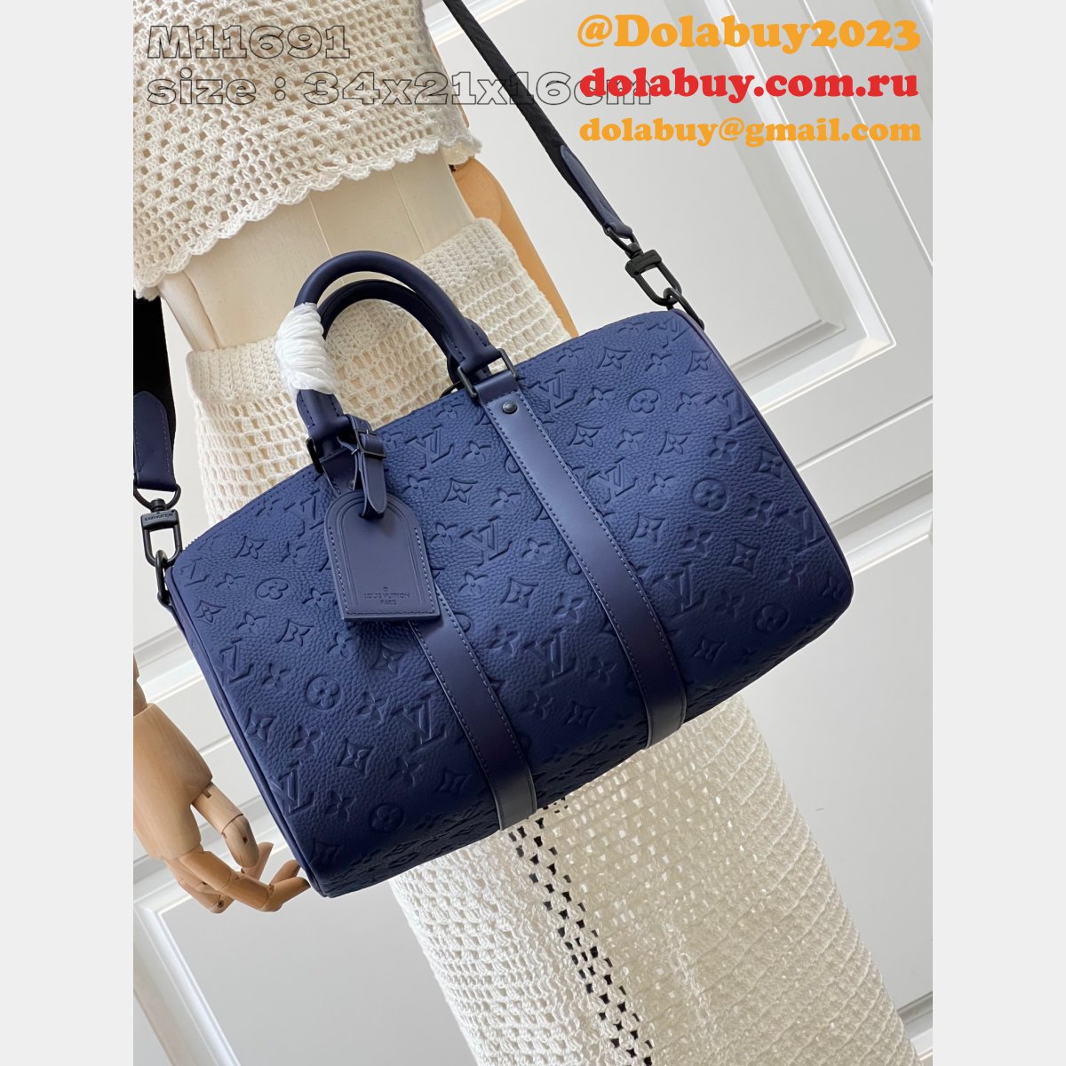 Keepall Bandoulière Louis Vuitton 1:1 Mirror Taurillon Monogram Bag