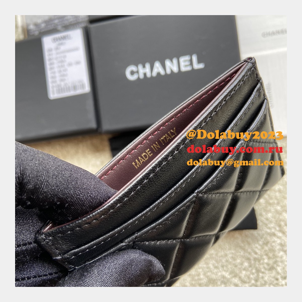 CC Replica Matelasse A31510 Card Wallet