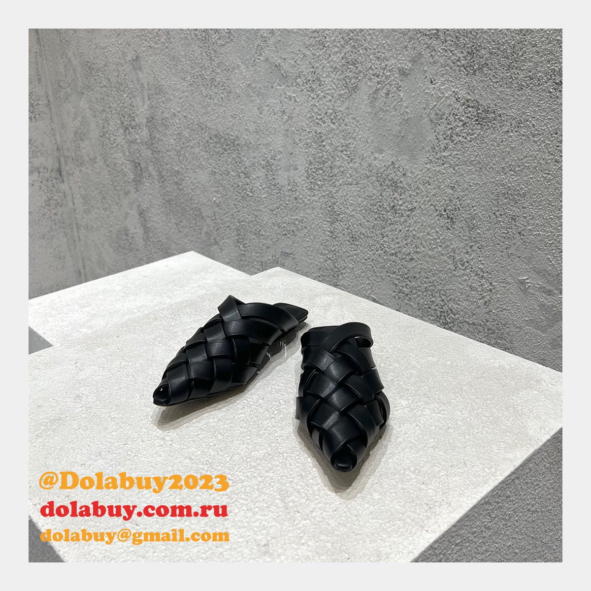 Designer Replica Bottega Veneta Top Quality Flat Sandals Shoes