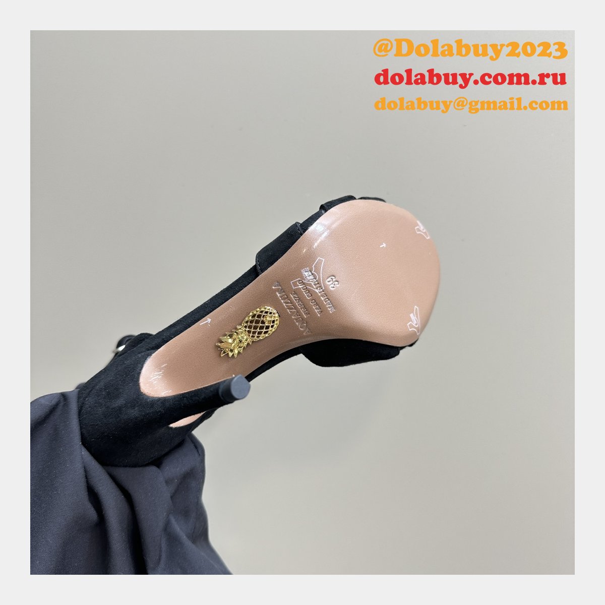 Wholesale Cheap Aquazzura Heels 8.5cm Sandals Perfect Shoes