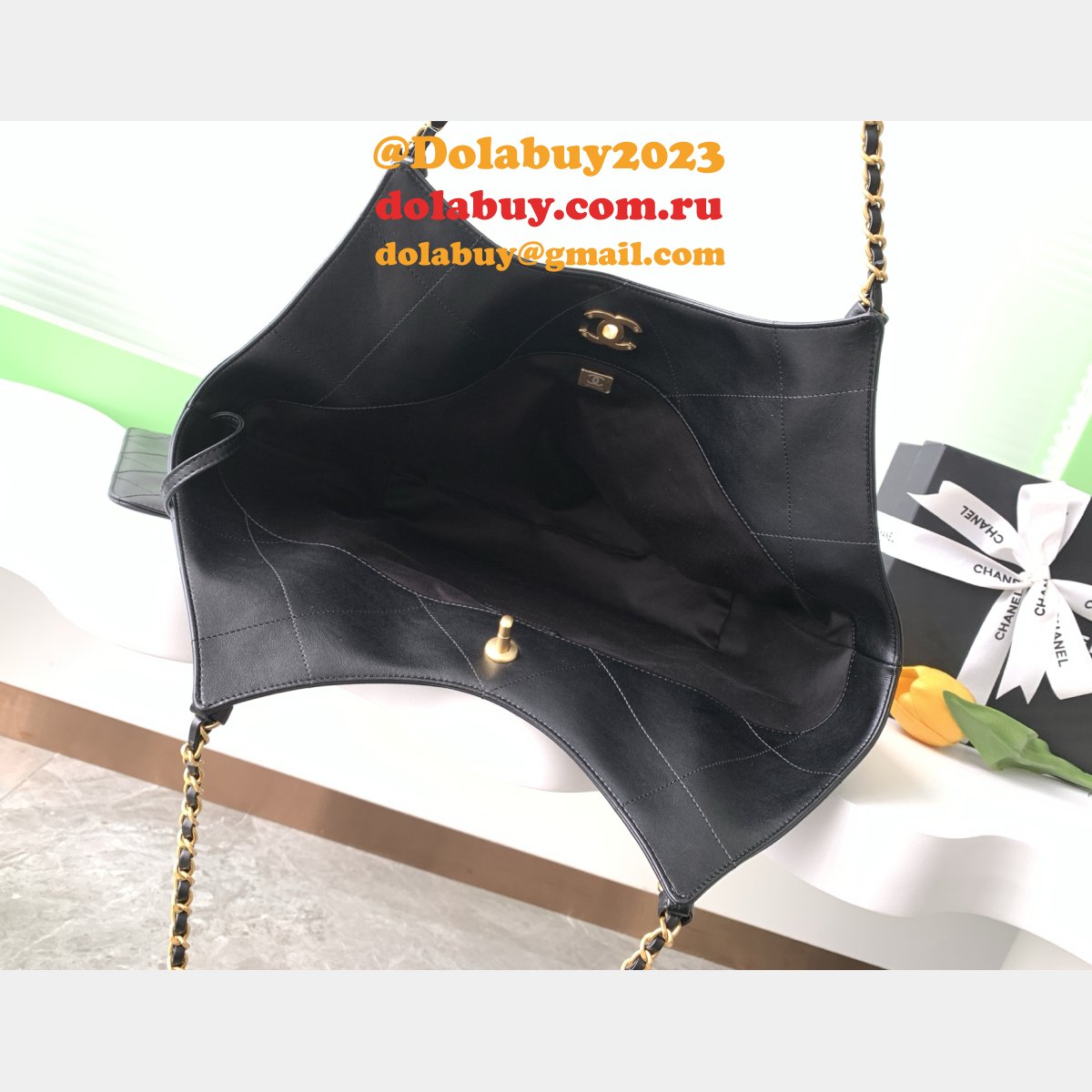 Replica 1:1 Mirror AS5466 & AS5463 Hobo Black Handbag