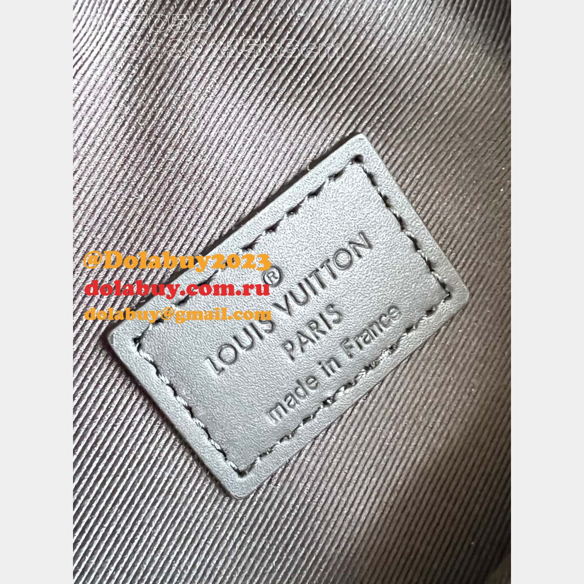 Louis Vuitton M47058 Rush Bumbag Black Flowers Shadow Fake Bag