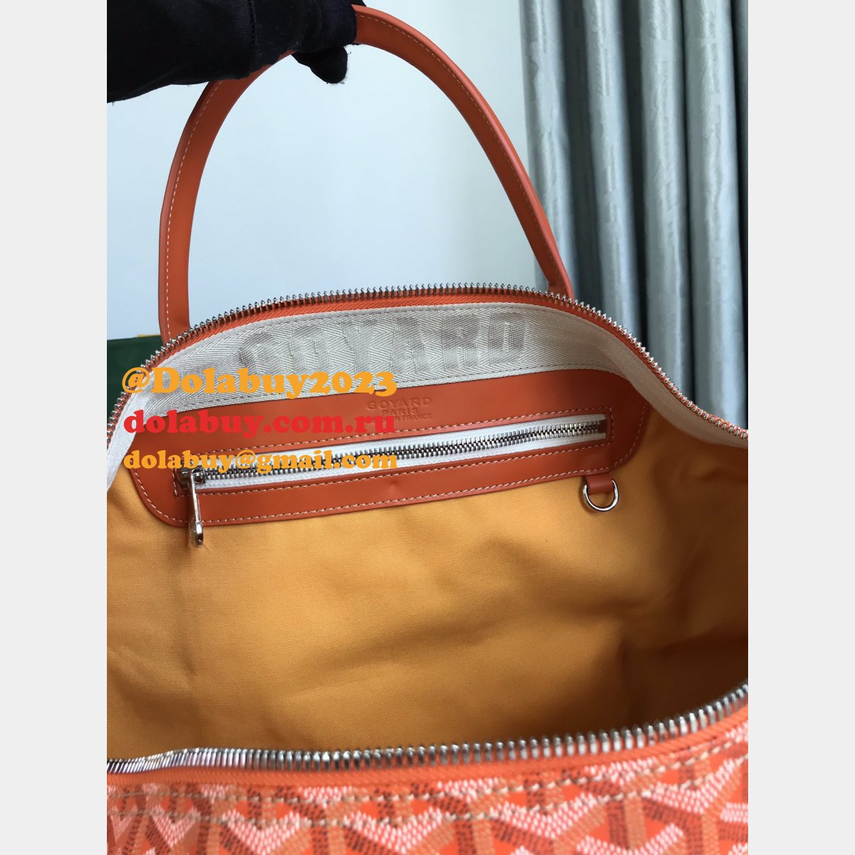 Replica Goyard Croisiere 50 Inspired Goyardine 0201515 Designer Bag