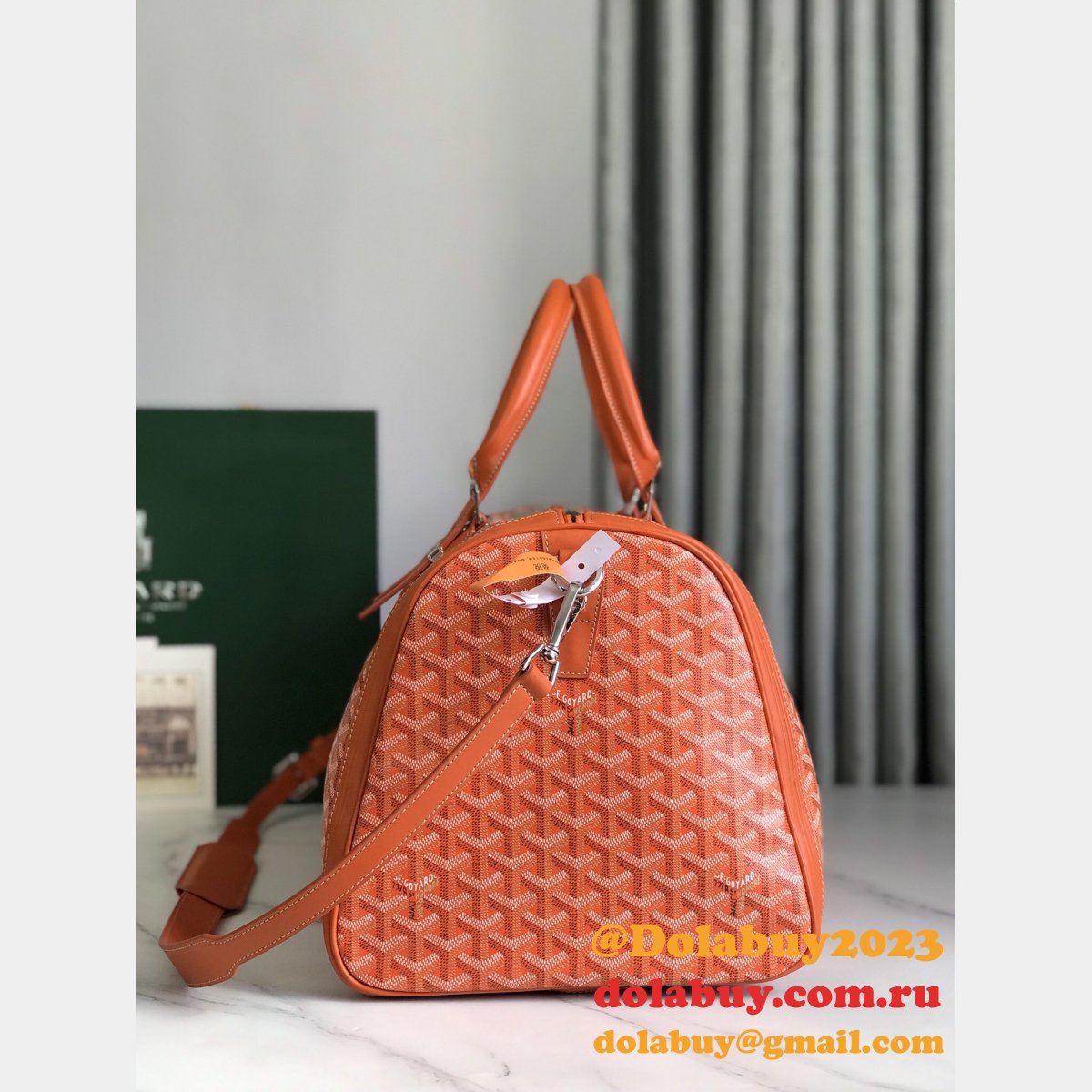 Replica Goyard Croisiere 50 Inspired Goyardine 0201515 Designer Bag