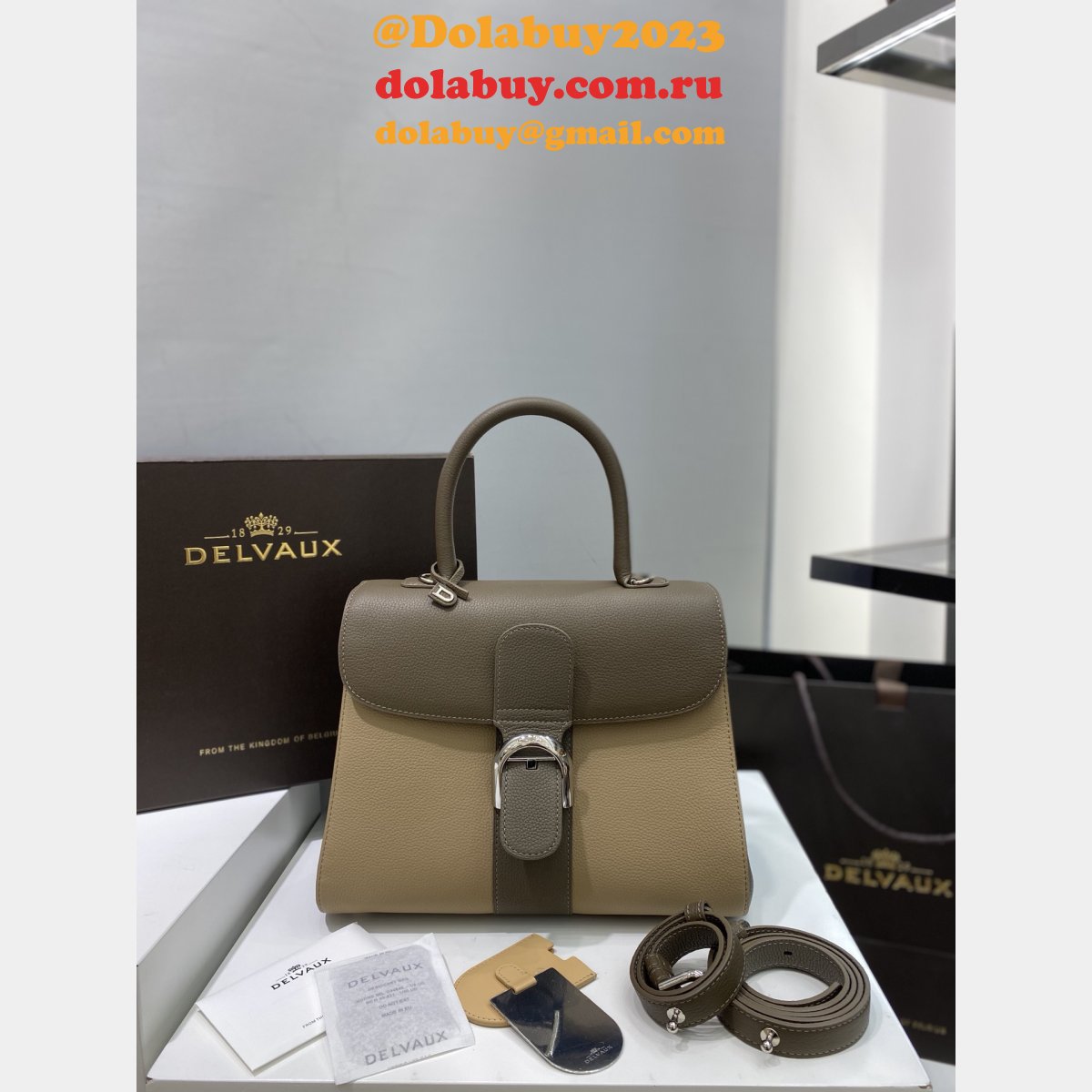 AAA+ Quality Delvaux 99125066 Brillant Replica Handbags