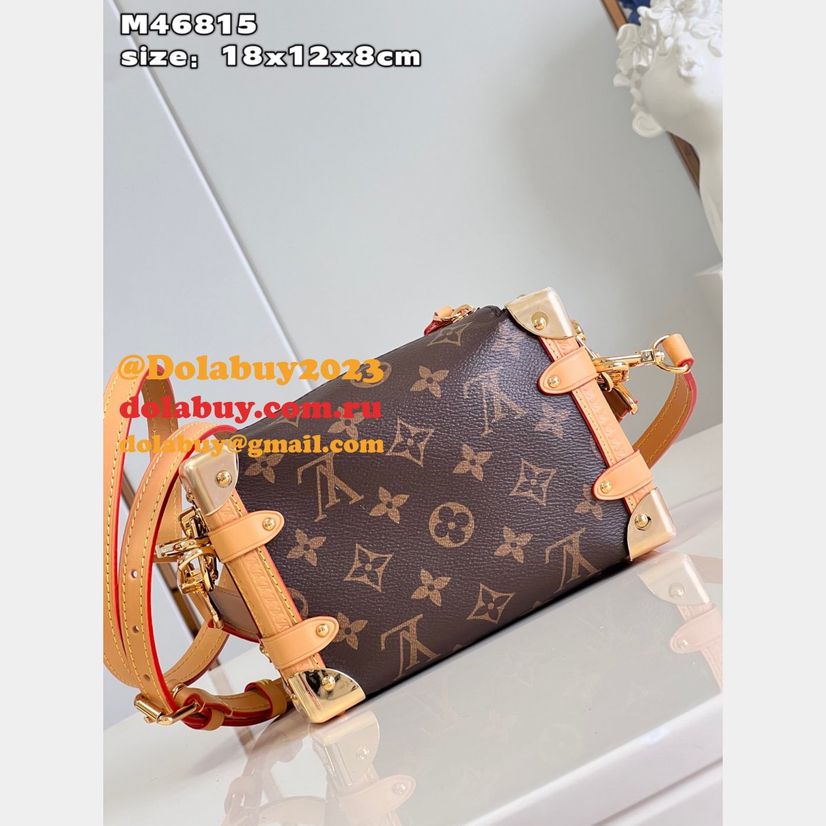 Petite Malle Louis Vuitton Replica M46815 Monogram Reverse Bag