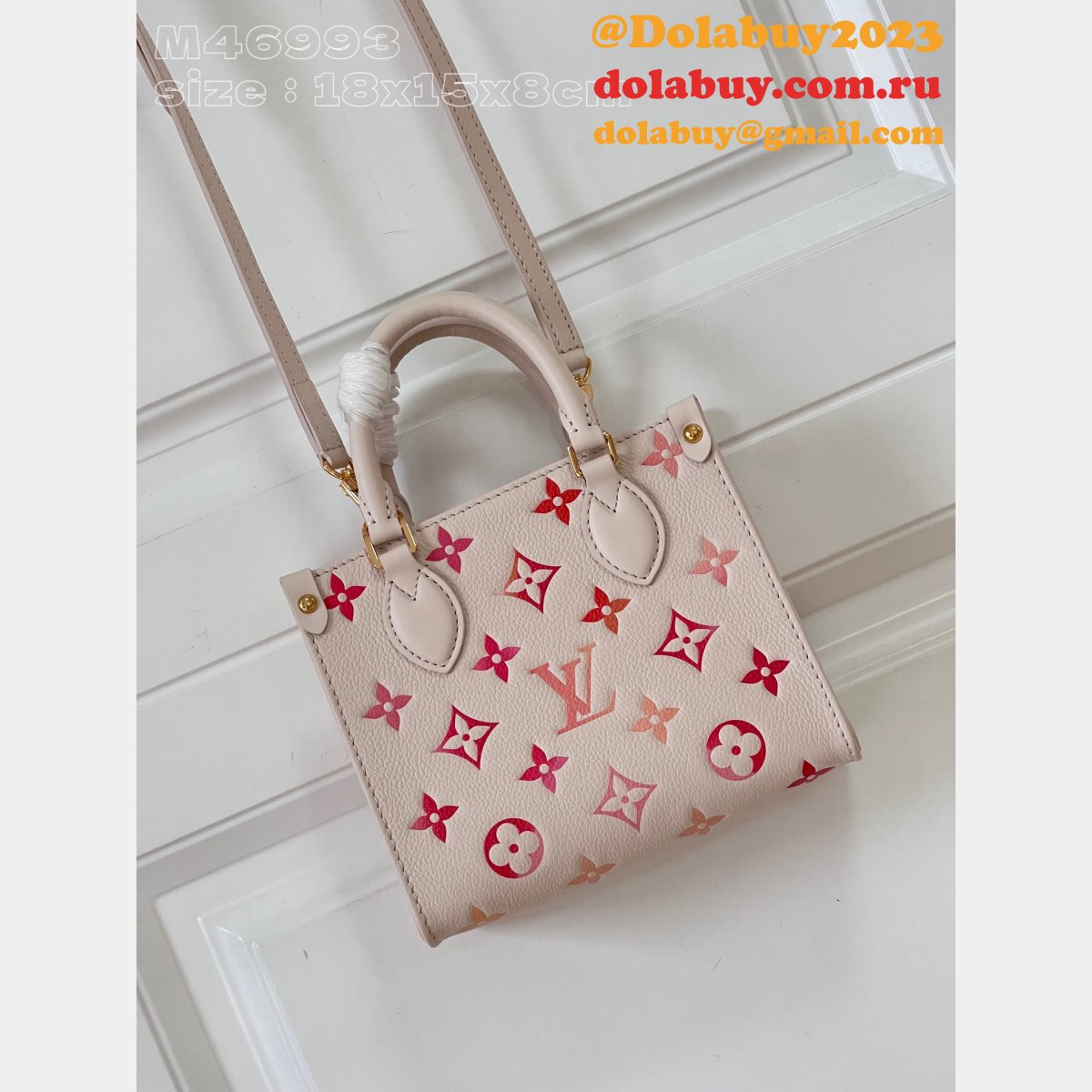 Louis Vuitton M46993 Replicas OnTheGo BB Monogram Empreinte Bag
