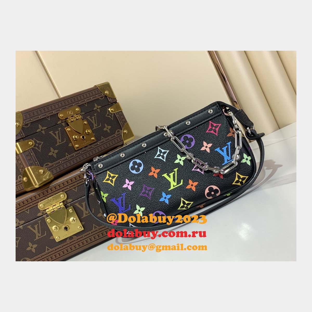 Louis Vuitton Replica LV x TM Pochette Accessoires M13663/M13404 Bag
