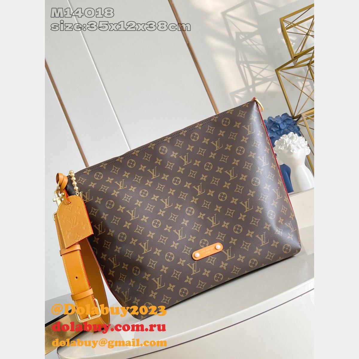 Louis Vuitton Knockoff M14018 Vagabond Hobo G69 Newness Bag