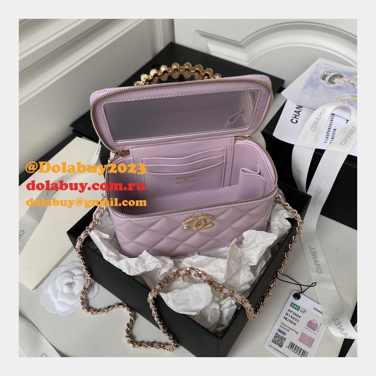 UK Fake Designer Makeup Beauty Vanity Ap3804 Bag