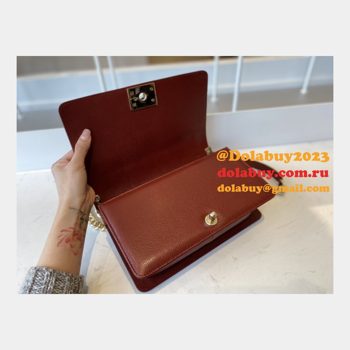 CC Replicas Calfskin & Ruthenium-Finish Metal Boy Many Colours