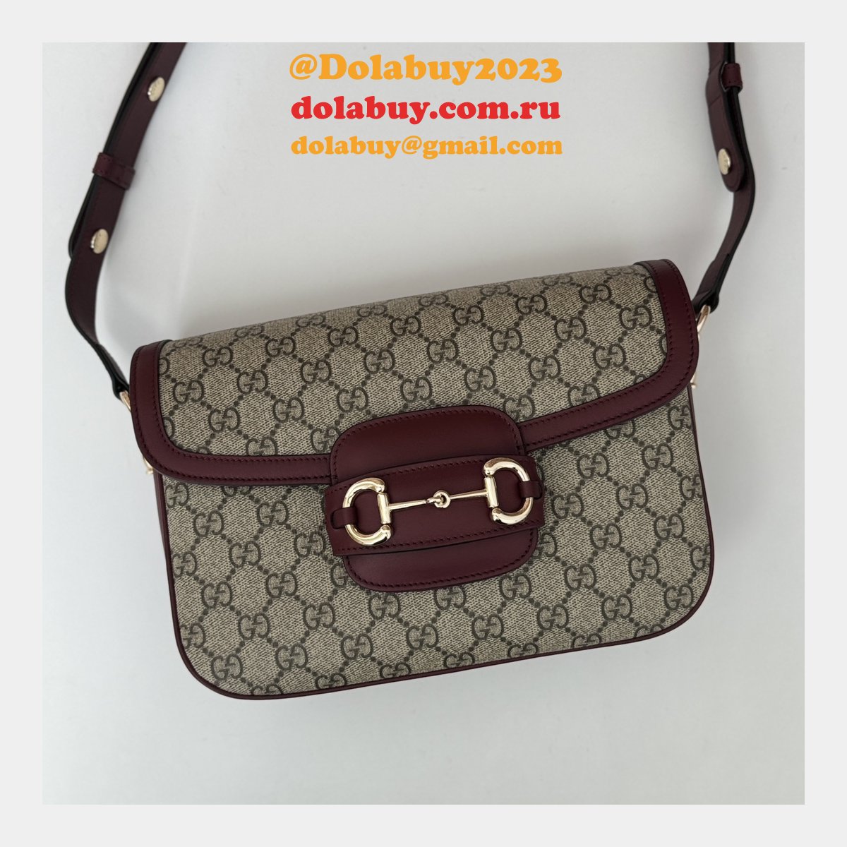 G*u*i horsebit 1955 shoulder chain 815178 replicas bag