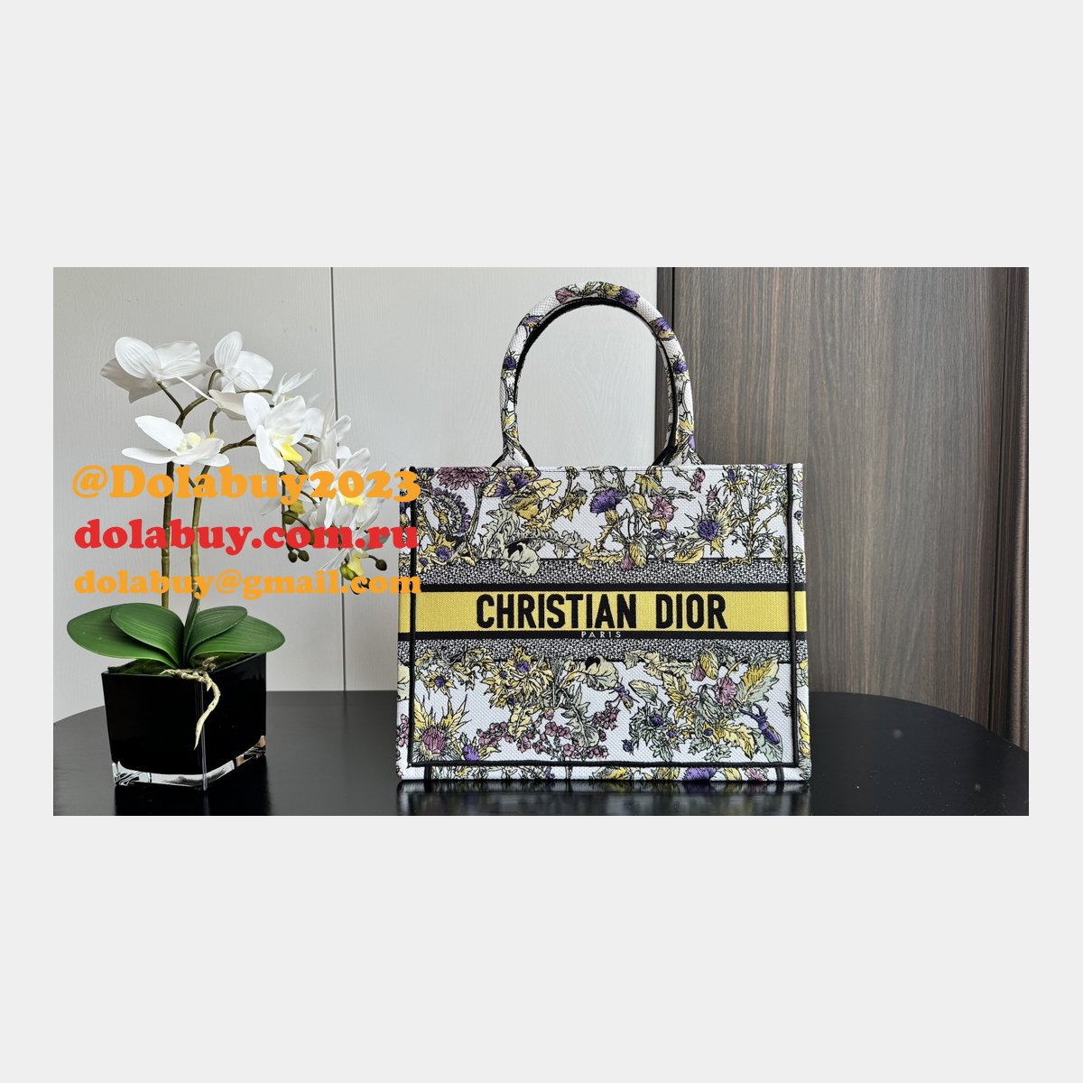 Christian Dior Inspired 7 Star CD Book Tote Bags